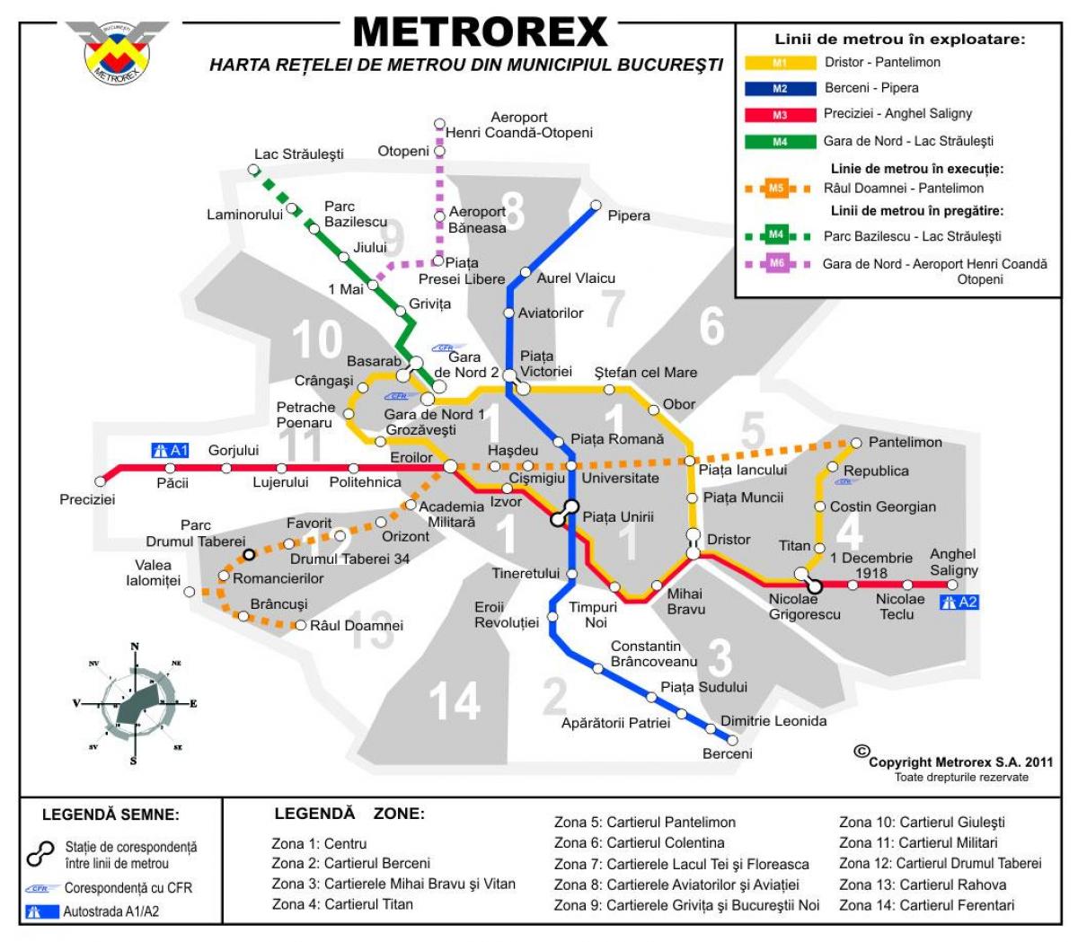 რუკა metrorex 